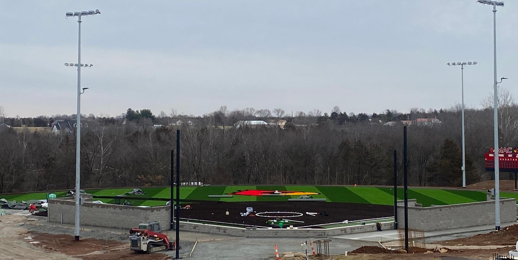 Softball Field Nears Completion As Season Gets Underway