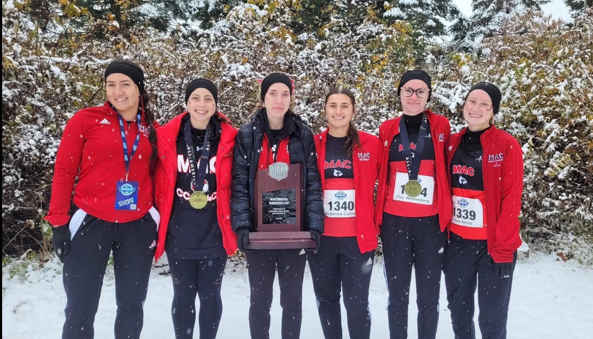 Women's XC Finishes As National Runner Up